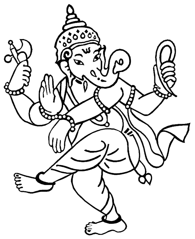 ぬりえページ: ヒンズー教の神話 (神々と女神) #109211 - 無料の印刷可能なぬりえページ