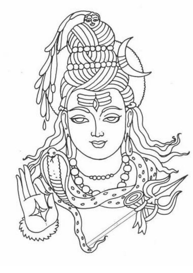 ぬりえページ: ヒンズー教の神話 (神々と女神) #109217 - 無料の印刷可能なぬりえページ