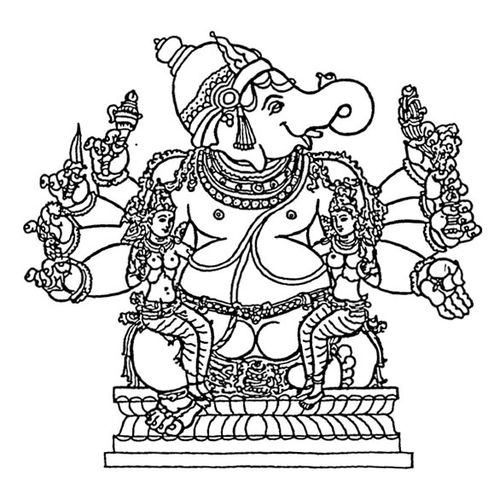 ぬりえページ: ヒンズー教の神話 (神々と女神) #109245 - 無料の印刷可能なぬりえページ