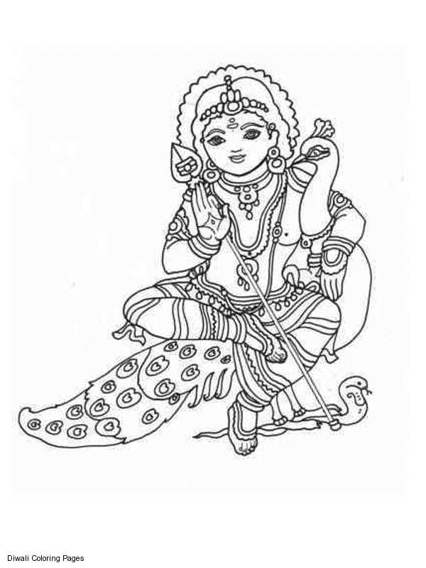 ぬりえページ: ヒンズー教の神話 (神々と女神) #109256 - 無料の印刷可能なぬりえページ