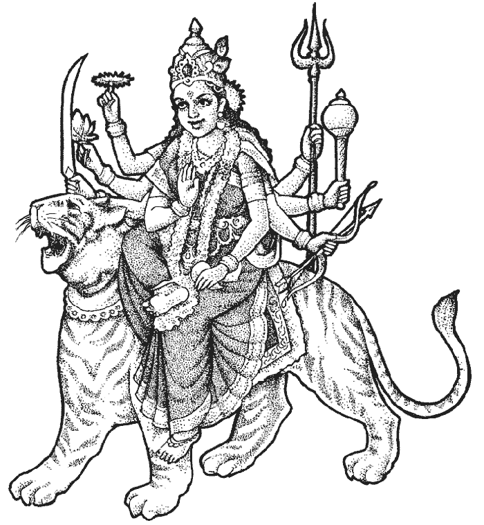 ぬりえページ: ヒンズー教の神話 (神々と女神) #109285 - 無料の印刷可能なぬりえページ