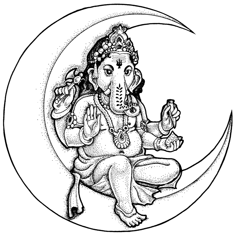 ぬりえページ: ヒンズー教の神話 (神々と女神) #109310 - 無料の印刷可能なぬりえページ