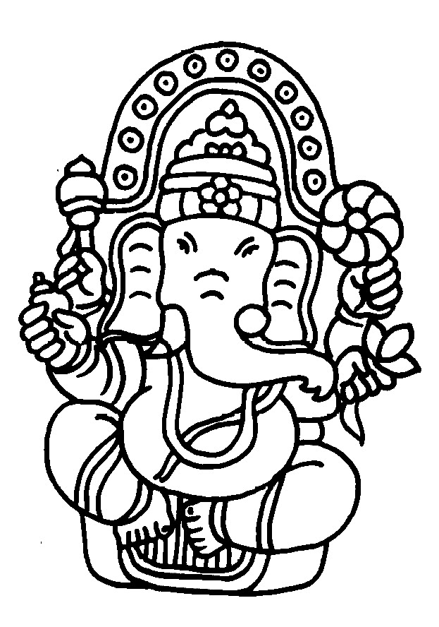 ぬりえページ: ヒンズー教の神話 (神々と女神) #109316 - 無料の印刷可能なぬりえページ