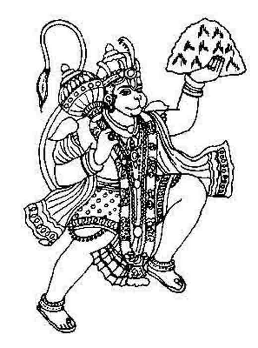 ぬりえページ: ヒンズー教の神話 (神々と女神) #109321 - 無料の印刷可能なぬりえページ