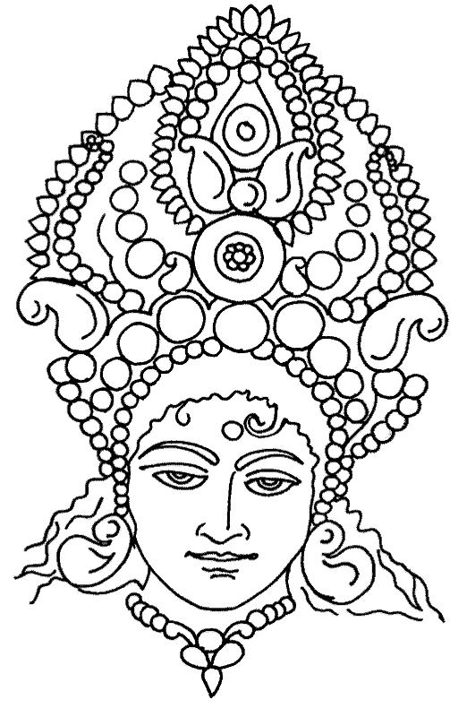 ぬりえページ: ヒンズー教の神話 (神々と女神) #109325 - 無料の印刷可能なぬりえページ