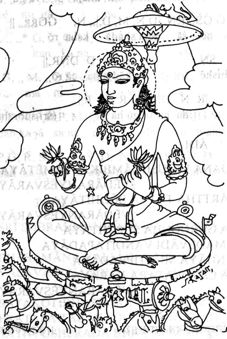 ぬりえページ: ヒンズー教の神話 (神々と女神) #109336 - 無料の印刷可能なぬりえページ