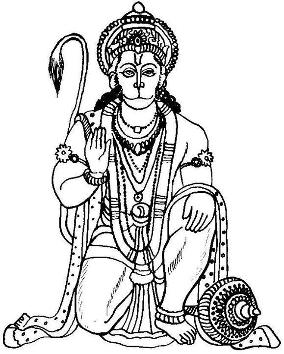 ぬりえページ: ヒンズー教の神話 (神々と女神) #109355 - 無料の印刷可能なぬりえページ
