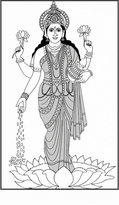 ぬりえページ: ヒンズー教の神話 (神々と女神) #109373 - 無料の印刷可能なぬりえページ