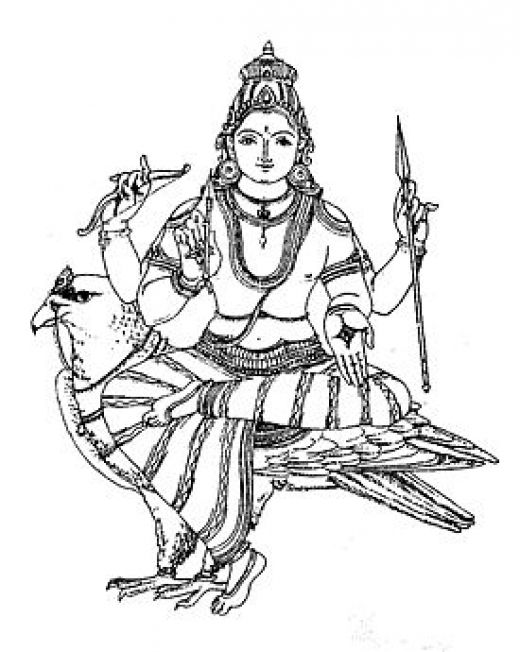 ぬりえページ: ヒンズー教の神話 (神々と女神) #109419 - 無料の印刷可能なぬりえページ