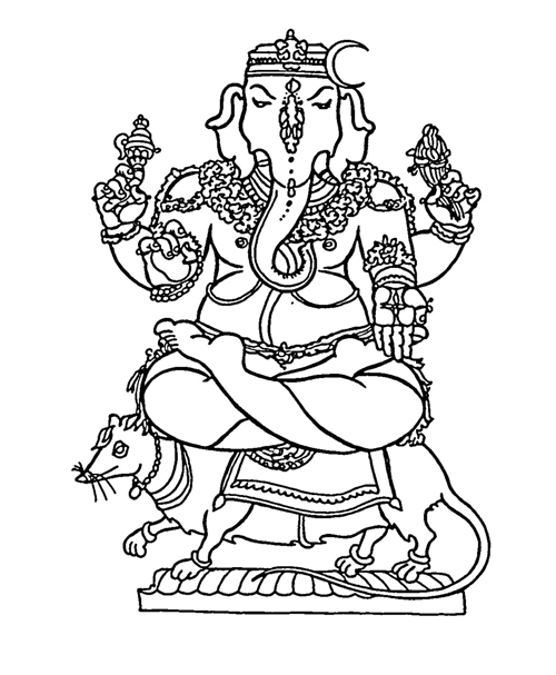 ぬりえページ: ヒンズー教の神話 (神々と女神) #109450 - 無料の印刷可能なぬりえページ