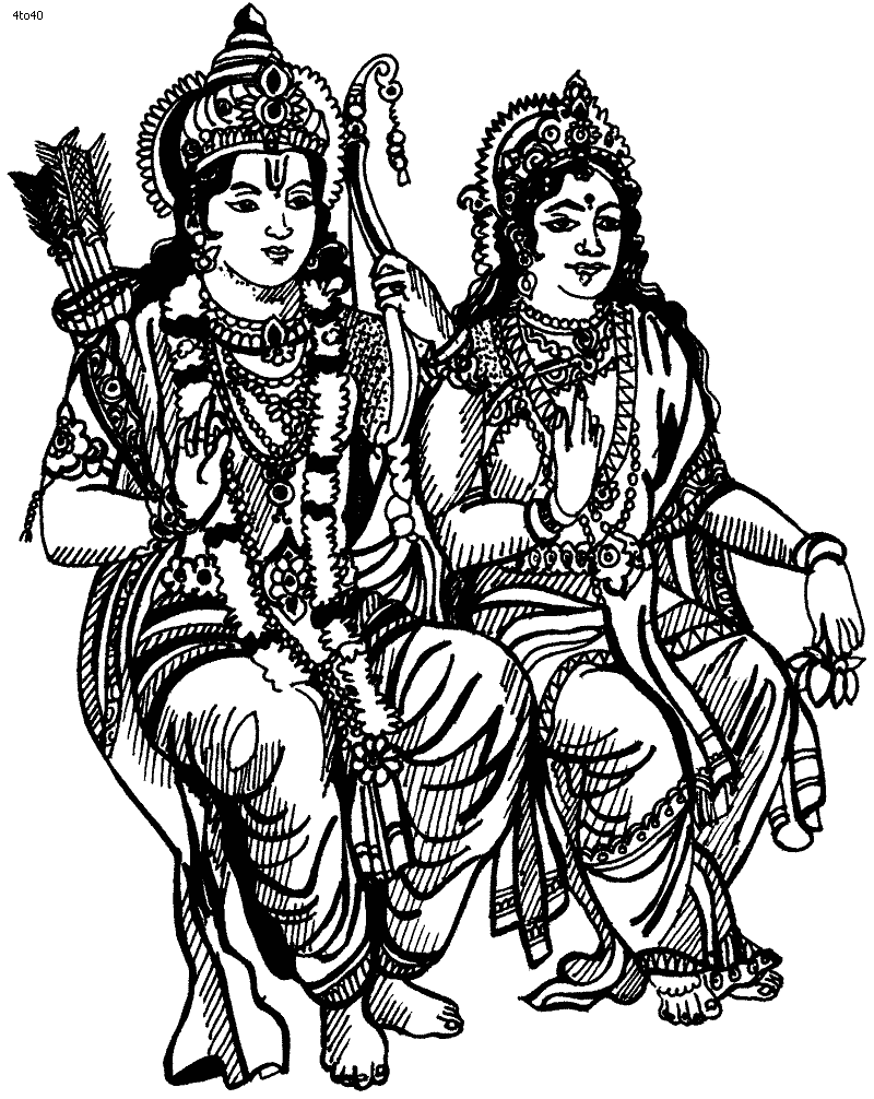 ぬりえページ: ヒンズー教の神話 (神々と女神) #109460 - 無料の印刷可能なぬりえページ
