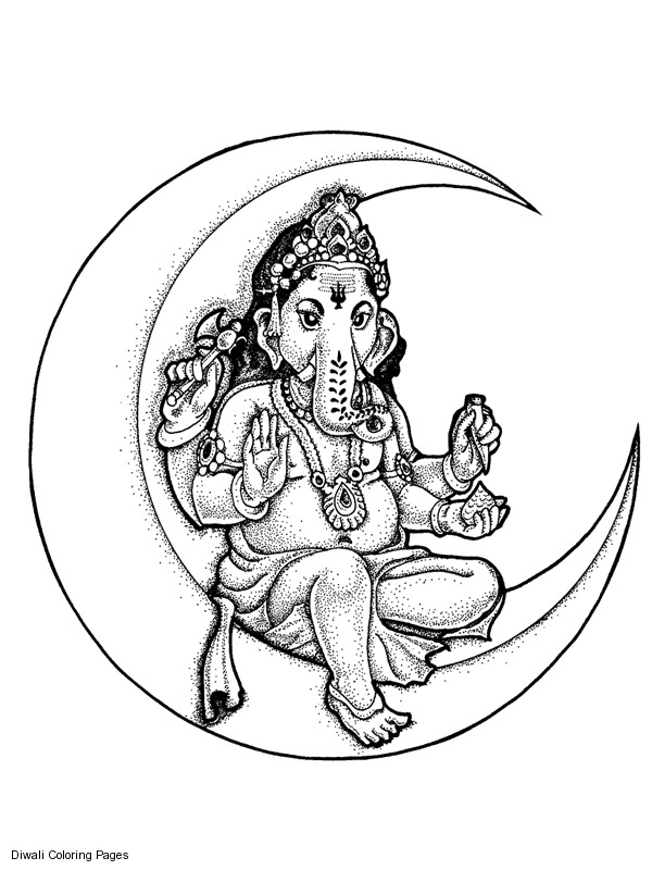 ぬりえページ: ヒンズー教の神話 (神々と女神) #109471 - 無料の印刷可能なぬりえページ