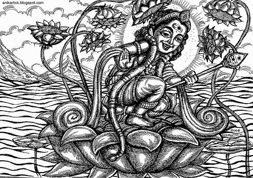 ぬりえページ: ヒンズー教の神話 (神々と女神) #109497 - 無料の印刷可能なぬりえページ