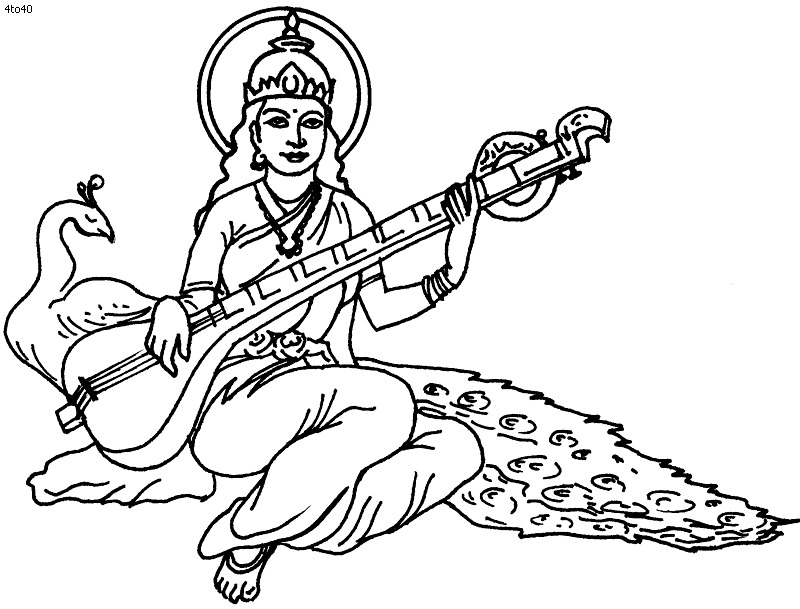 ぬりえページ: ヒンズー教の神話 (神々と女神) #109507 - 無料の印刷可能なぬりえページ