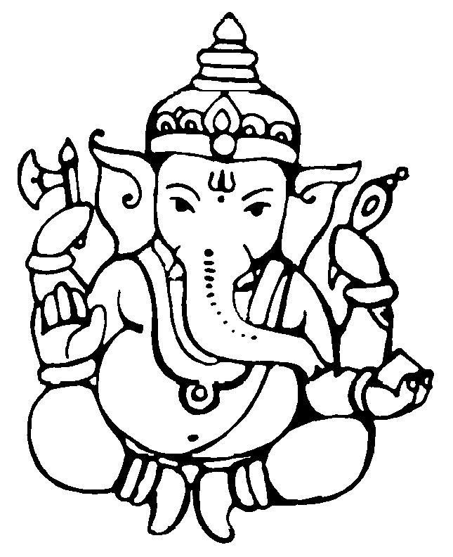 ぬりえページ: ヒンズー教の神話 (神々と女神) #109540 - 無料の印刷可能なぬりえページ