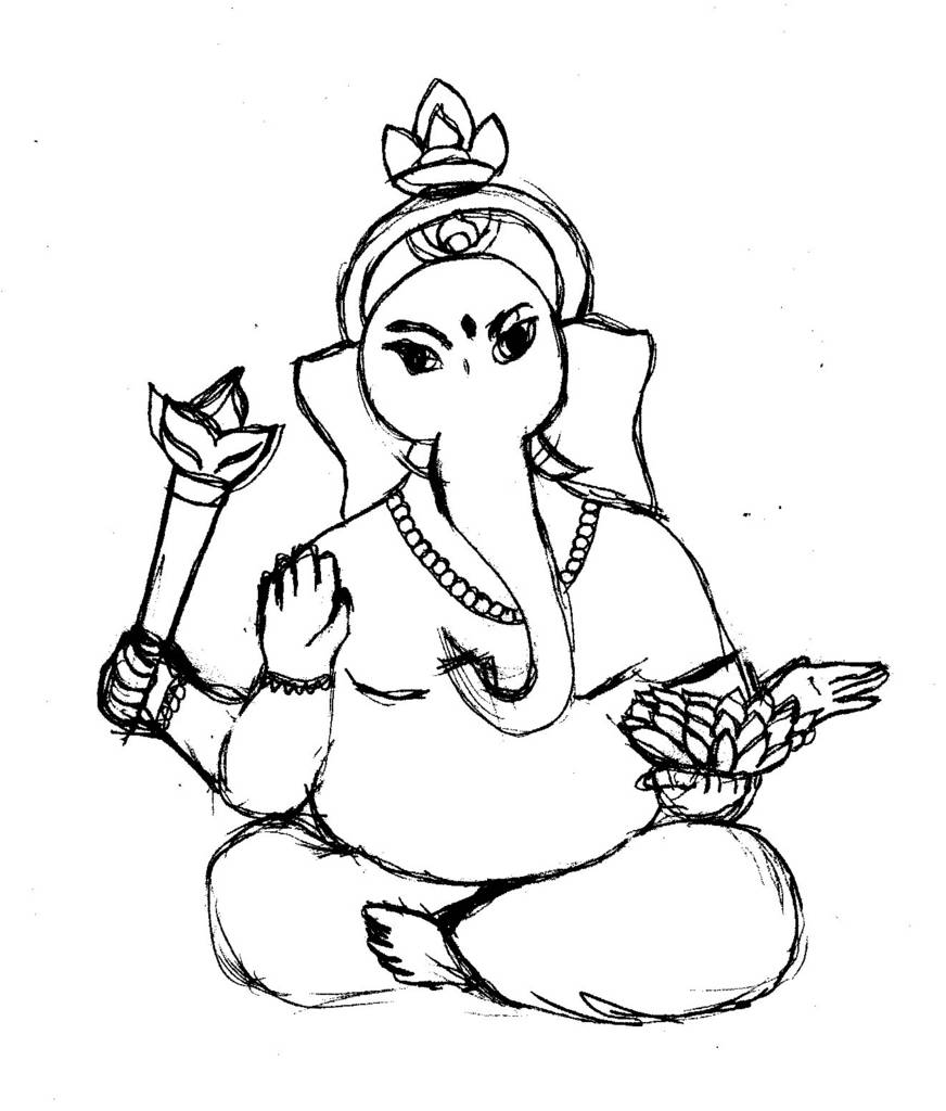 ぬりえページ: ヒンズー教の神話 (神々と女神) #109556 - 無料の印刷可能なぬりえページ