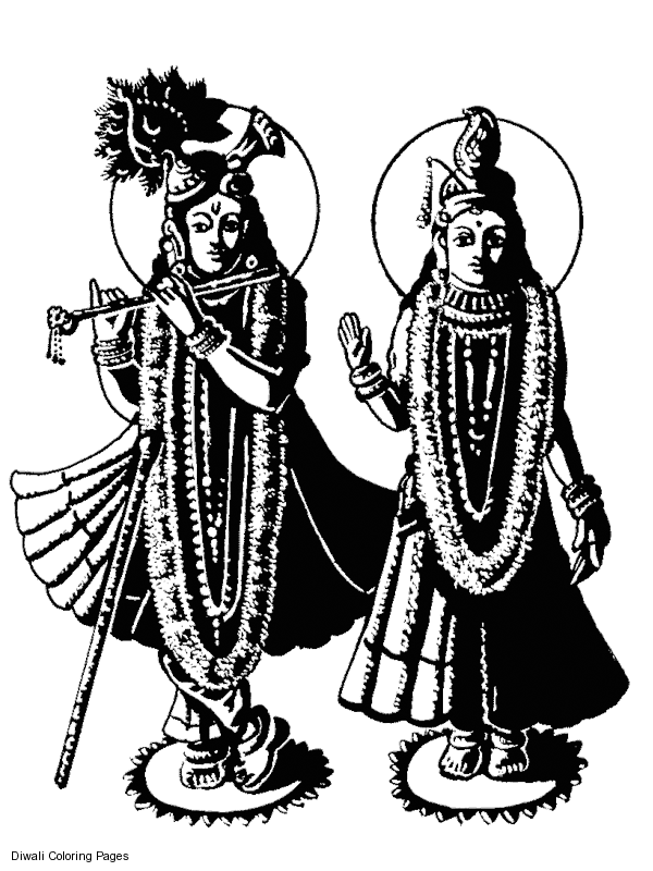 ぬりえページ: ヒンズー教の神話 (神々と女神) #109573 - 無料の印刷可能なぬりえページ