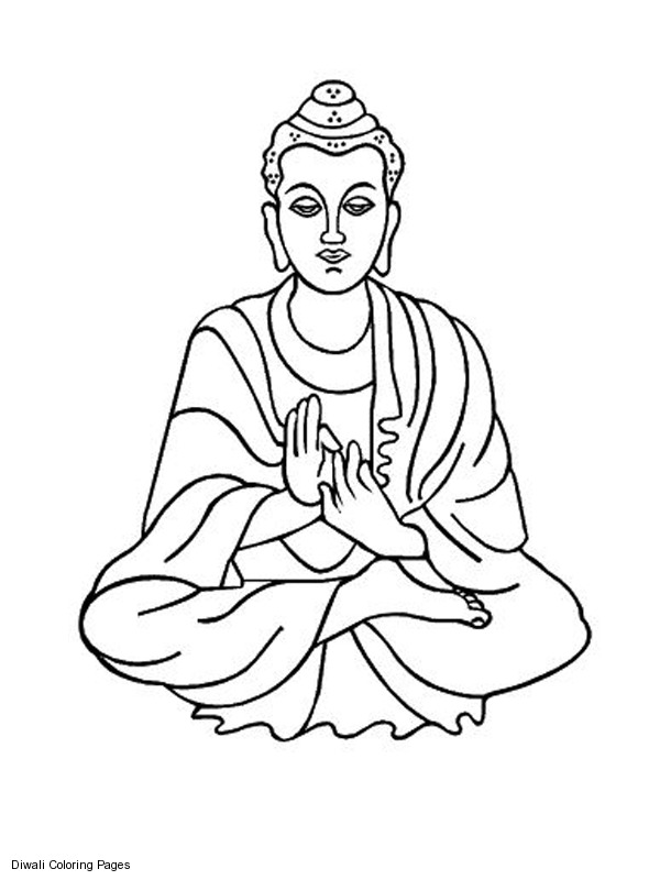 ぬりえページ: ヒンズー教の神話: 仏 (神々と女神) #89506 - 無料の印刷可能なぬりえページ