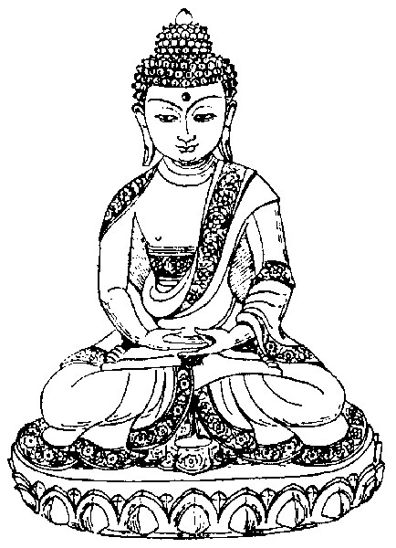 ぬりえページ: ヒンズー教の神話: 仏 (神々と女神) #89549 - 無料の印刷可能なぬりえページ