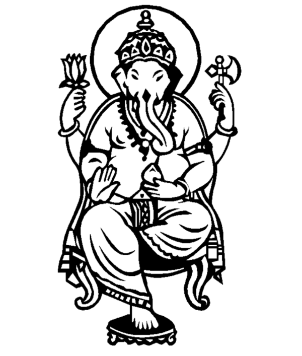 ぬりえページ: ヒンズー教の神話: ガネーシャ (神々と女神) #96889 - 無料の印刷可能なぬりえページ