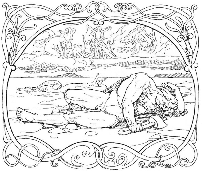 ぬりえページ: 北欧神話 (神々と女神) #110577 - 無料の印刷可能なぬりえページ