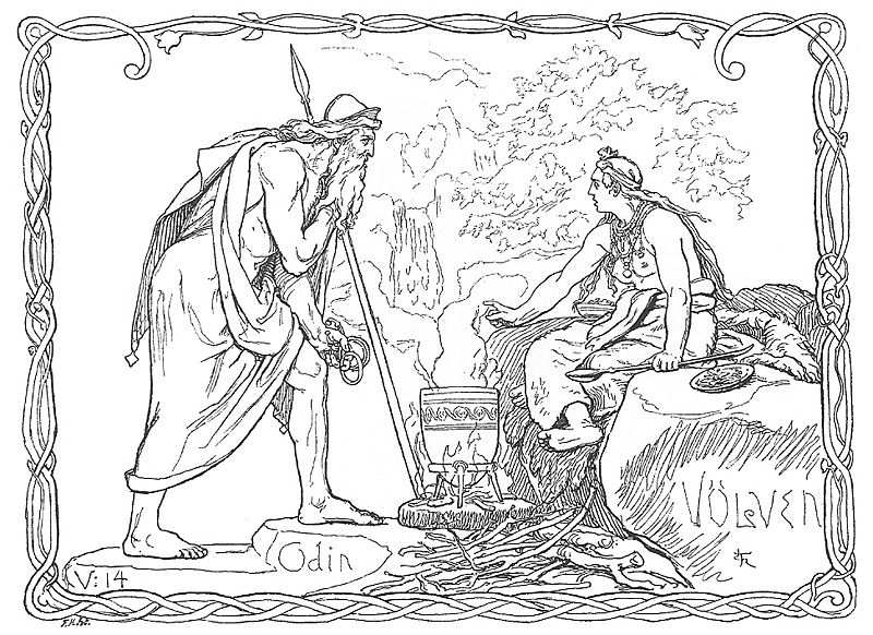 ぬりえページ: 北欧神話 (神々と女神) #110817 - 無料の印刷可能なぬりえページ