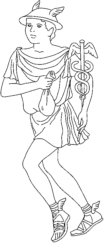ぬりえページ: ローマ神話 (神々と女神) #110134 - 無料の印刷可能なぬりえページ