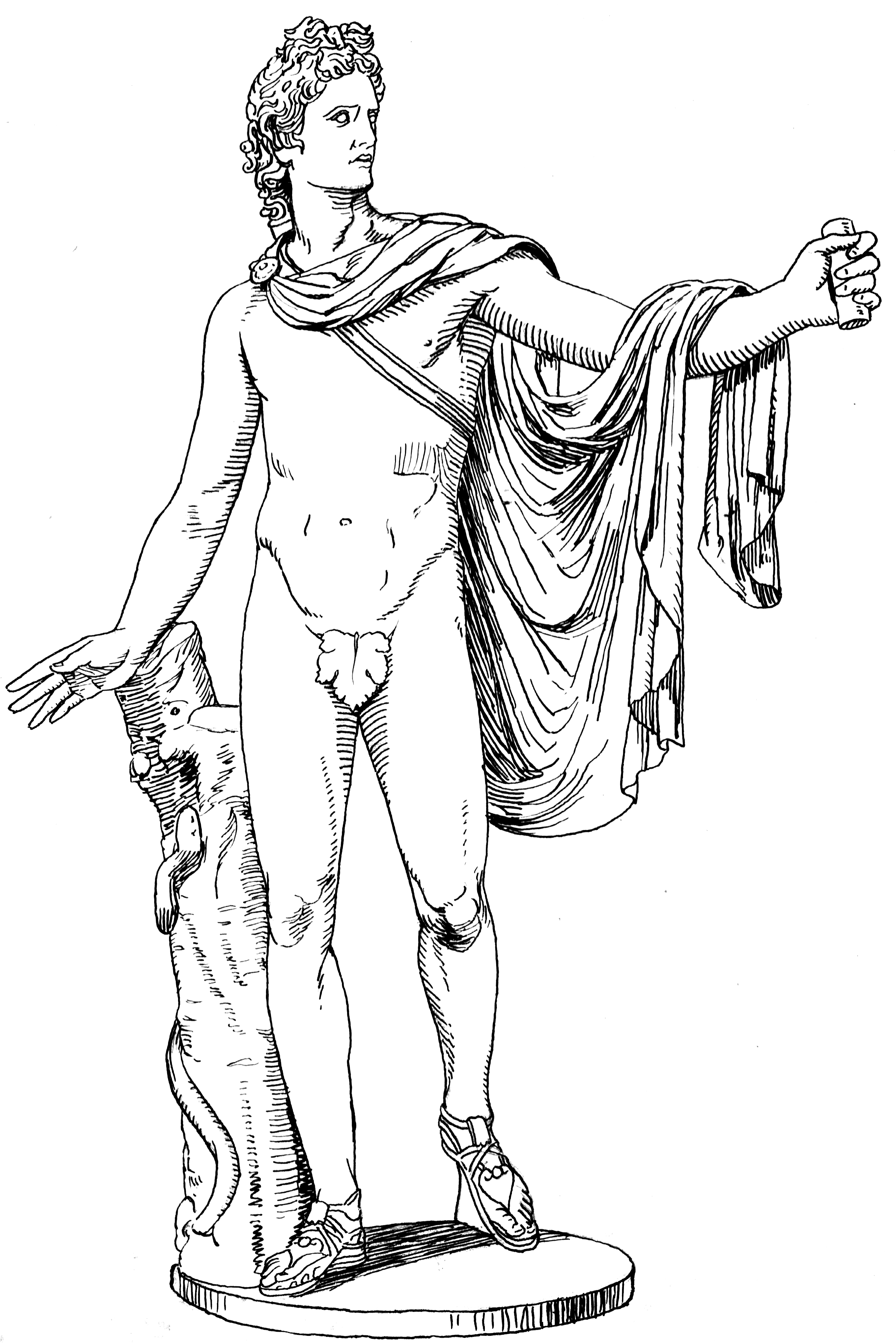 ぬりえページ: ローマ神話 (神々と女神) #110188 - 無料の印刷可能なぬりえページ