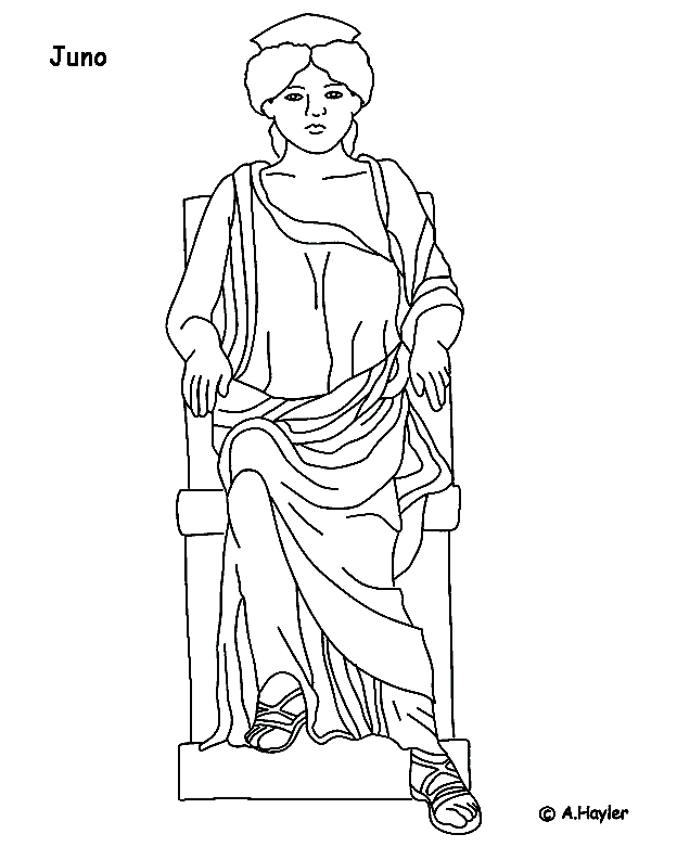 ぬりえページ: ローマ神話 (神々と女神) #110253 - 無料の印刷可能なぬりえページ