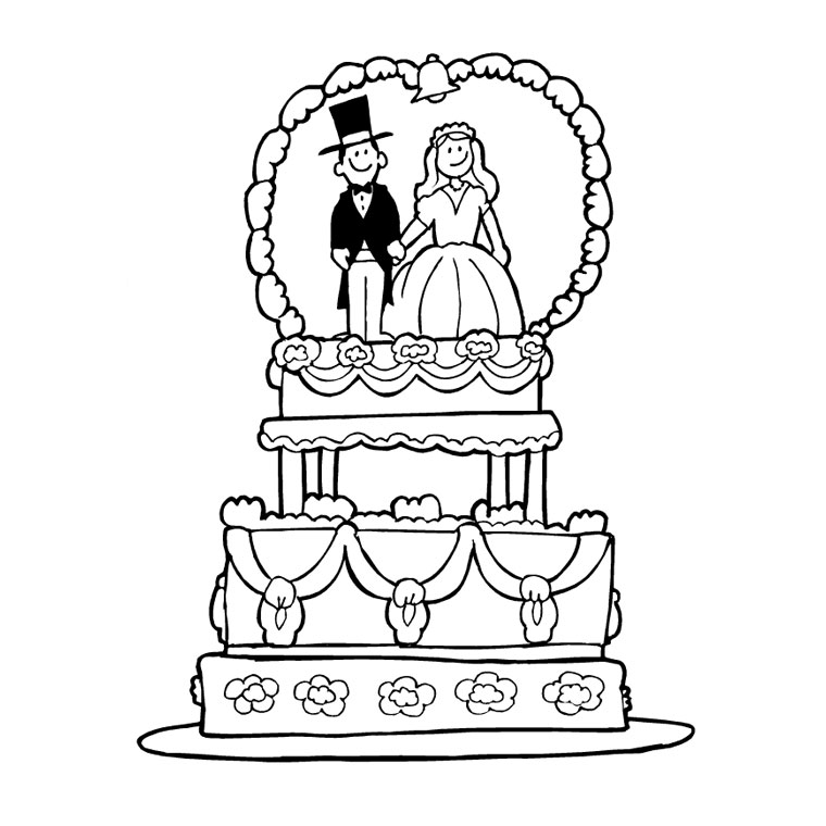 ぬりえページ: 結婚 (祝日とお祝い) #55955 - 無料の印刷可能なぬりえページ