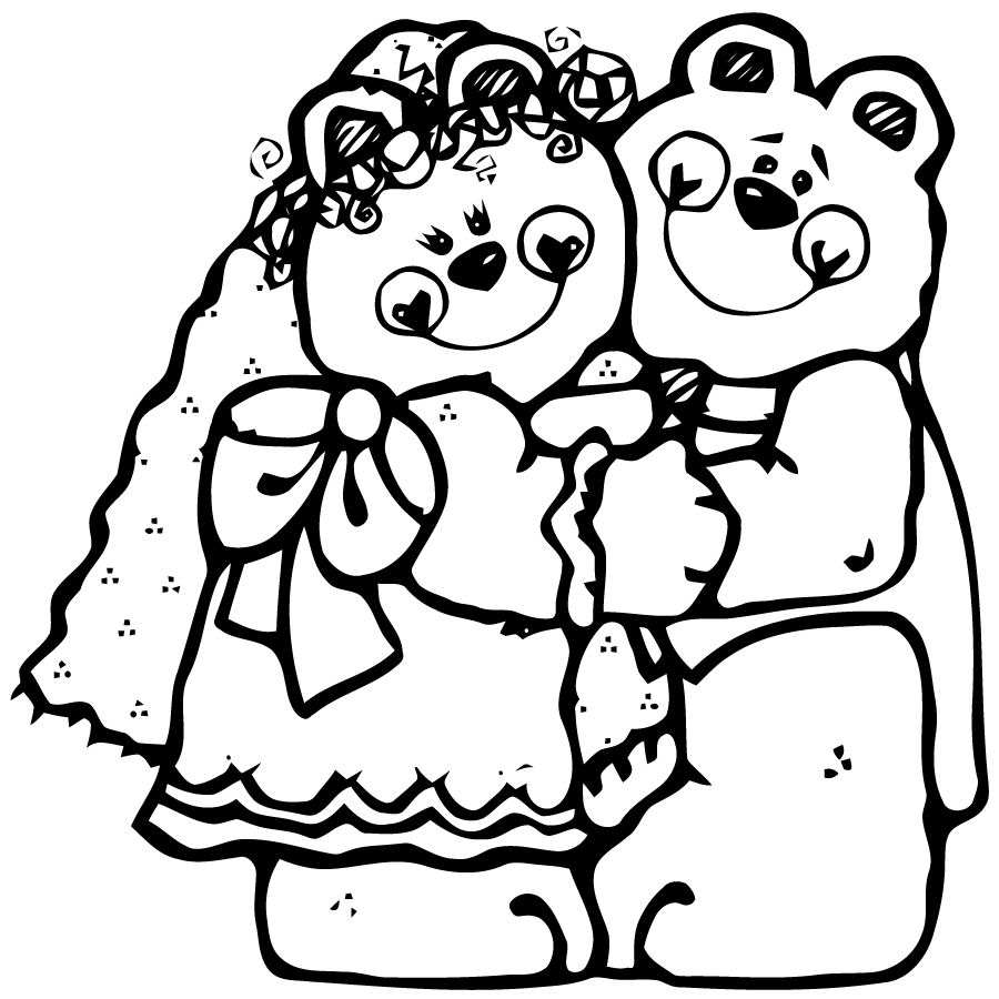 ぬりえページ: 結婚 (祝日とお祝い) #56052 - 無料の印刷可能なぬりえページ