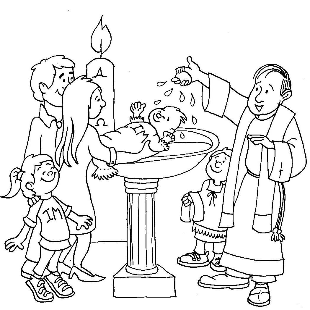 ぬりえページ: 洗礼 (祝日および特別行事) #57455 - 無料の印刷可能なぬりえページ
