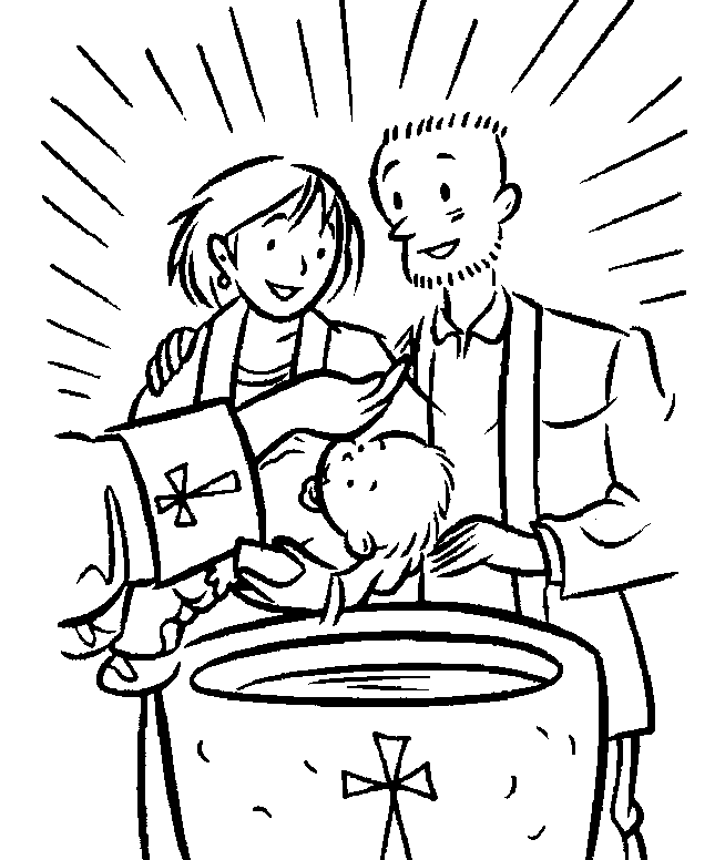 ぬりえページ: 洗礼 (祝日および特別行事) #57458 - 無料の印刷可能なぬりえページ