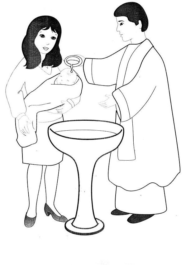 ぬりえページ: 洗礼 (祝日および特別行事) #57464 - 無料の印刷可能なぬりえページ