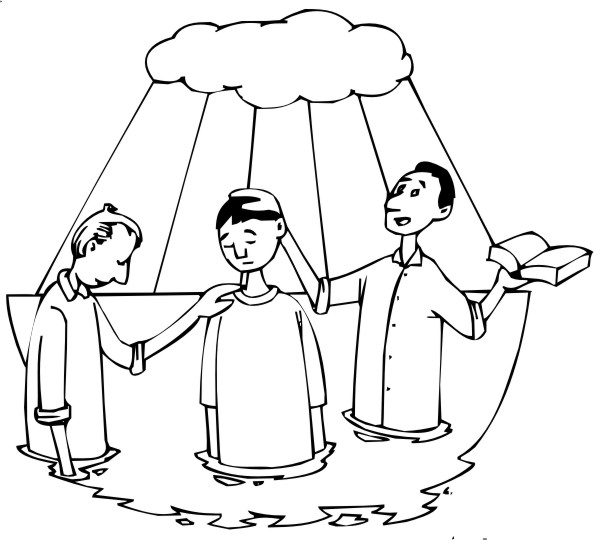 ぬりえページ: 洗礼 (祝日および特別行事) #57508 - 無料の印刷可能なぬりえページ