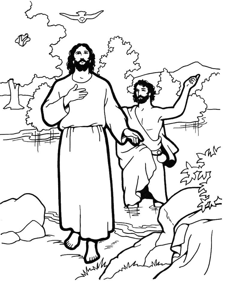 ぬりえページ: 洗礼 (祝日および特別行事) #57532 - 無料の印刷可能なぬりえページ