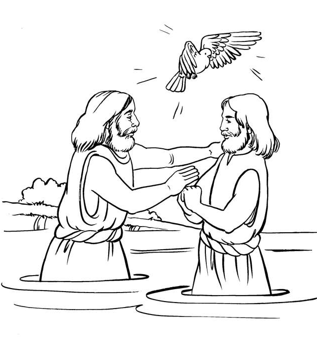 ぬりえページ: 洗礼 (祝日および特別行事) #57561 - 無料の印刷可能なぬりえページ