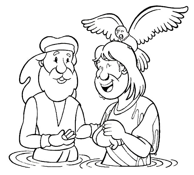 ぬりえページ: 洗礼 (祝日および特別行事) #57562 - 無料の印刷可能なぬりえページ