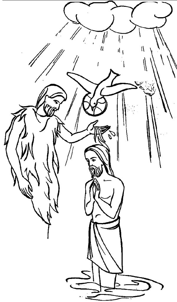 ぬりえページ: 洗礼 (祝日および特別行事) #57609 - 無料の印刷可能なぬりえページ