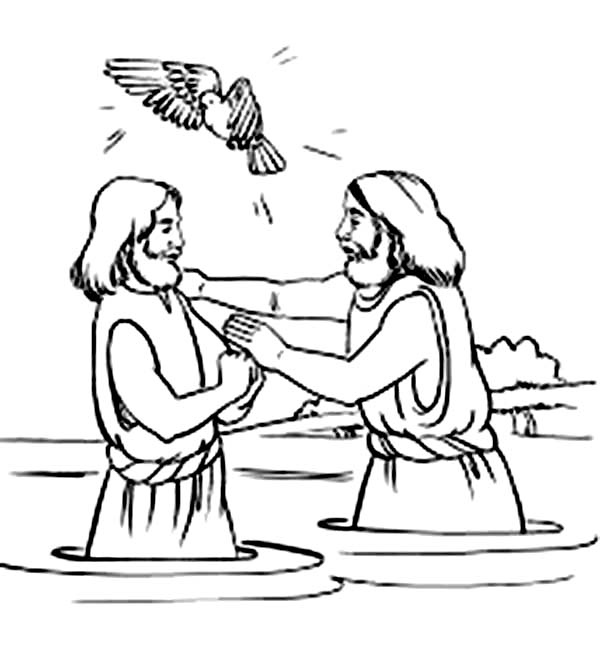 ぬりえページ: 洗礼 (祝日および特別行事) #57677 - 無料の印刷可能なぬりえページ