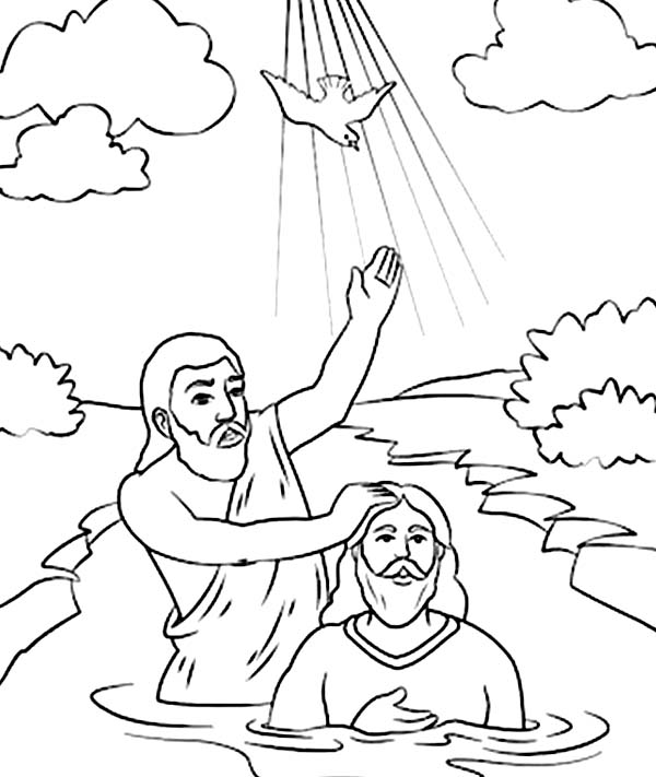 ぬりえページ: 洗礼 (祝日および特別行事) #57707 - 無料の印刷可能なぬりえページ
