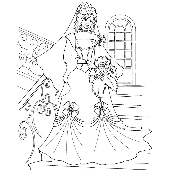 ぬりえページ: 結婚 (祝日および特別行事) #55967 - 無料の印刷可能なぬりえページ