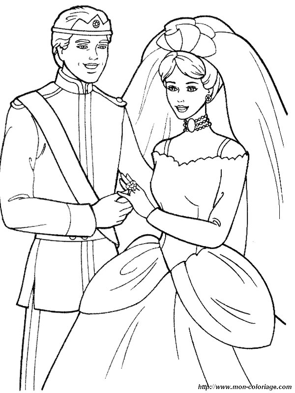 ぬりえページ: 結婚 (祝日および特別行事) #56031 - 無料の印刷可能なぬりえページ