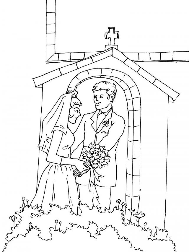 ぬりえページ: 結婚 (祝日および特別行事) #56033 - 無料の印刷可能なぬりえページ