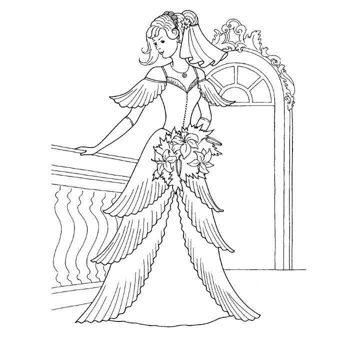 ぬりえページ: 結婚 (祝日および特別行事) #56099 - 無料の印刷可能なぬりえページ