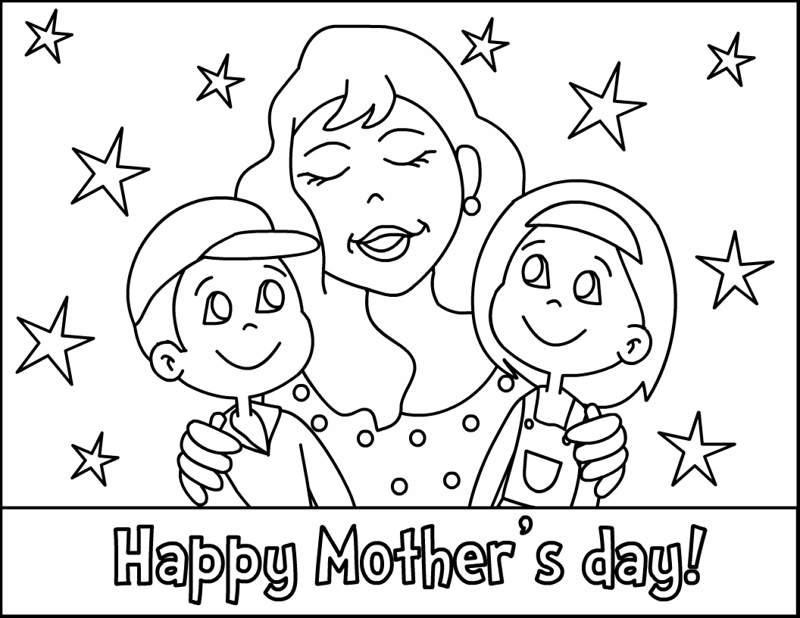 ぬりえページ: 母の日 (祝日および特別行事) #129768 - 無料の印刷可能なぬりえページ
