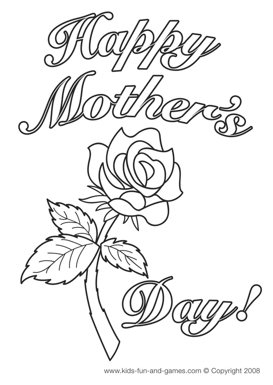 ぬりえページ: 母の日 (祝日および特別行事) #129780 - 無料の印刷可能なぬりえページ