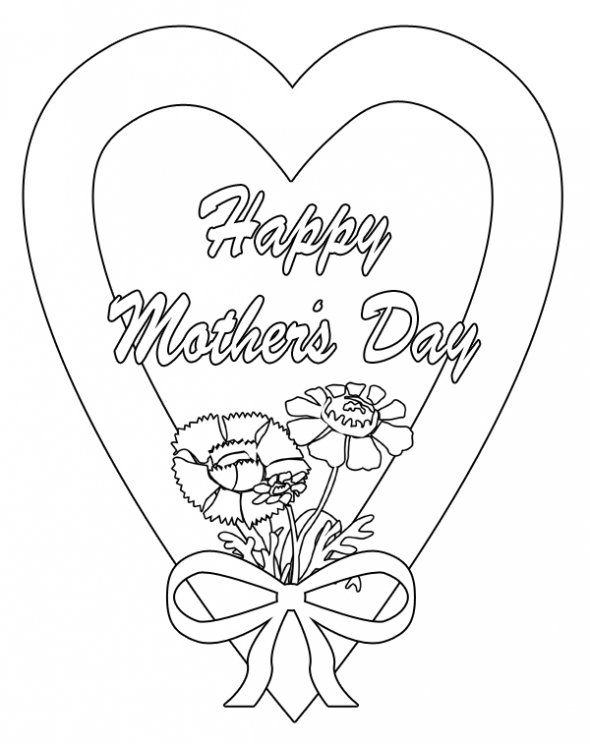 ぬりえページ: 母の日 (祝日および特別行事) #129843 - 無料の印刷可能なぬりえページ