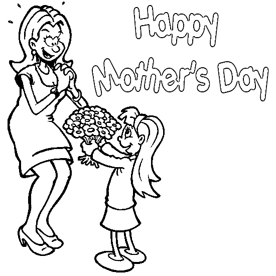 ぬりえページ: 母の日 (祝日および特別行事) #129861 - 無料の印刷可能なぬりえページ
