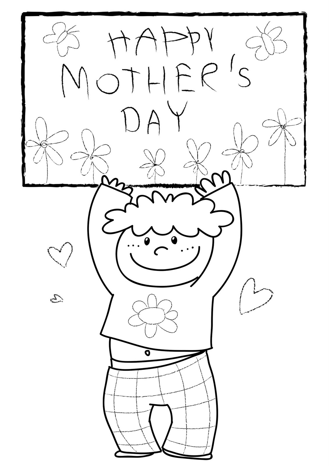 ぬりえページ: 母の日 (祝日および特別行事) #129984 - 無料の印刷可能なぬりえページ